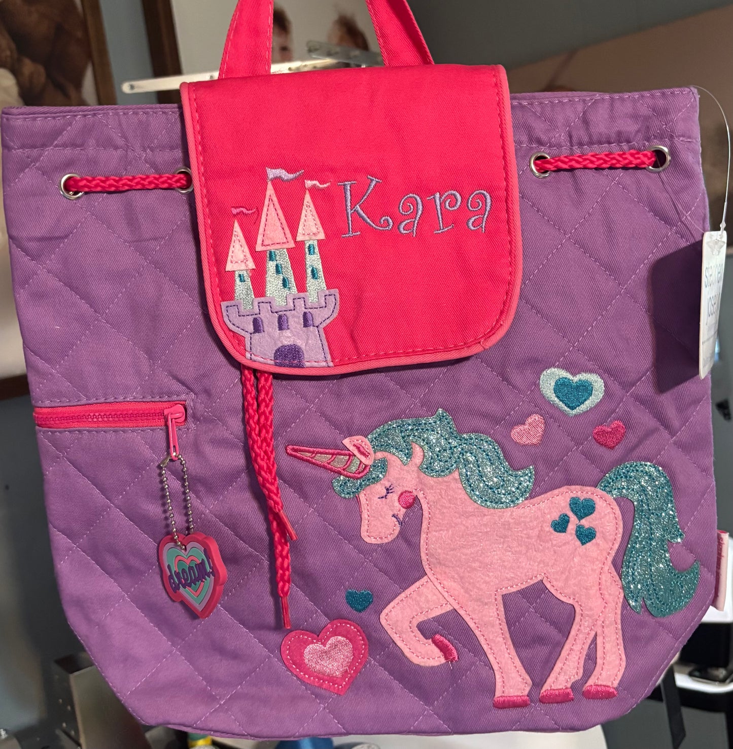 Stephen Joseph quilted bookbag