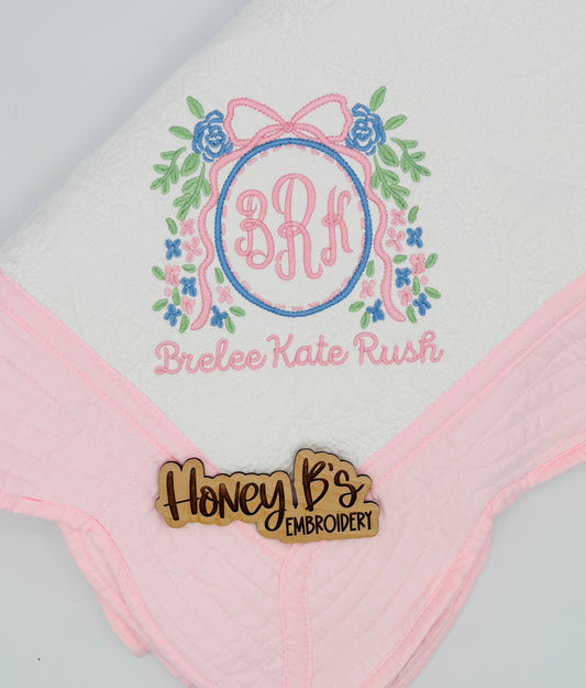 Baby girl quilt