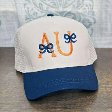 orange and blue gameday hat