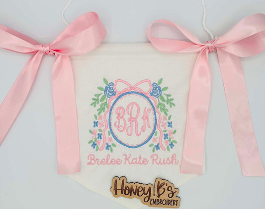 Floral Baby Banner