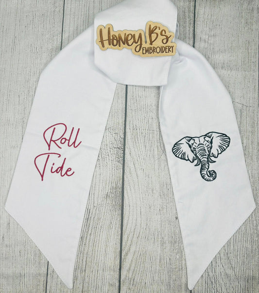 "ROLL" Wreath sash