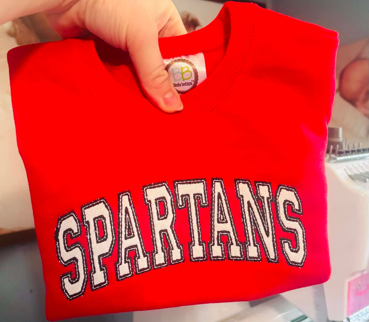 Mascot Applique Sweatshirt